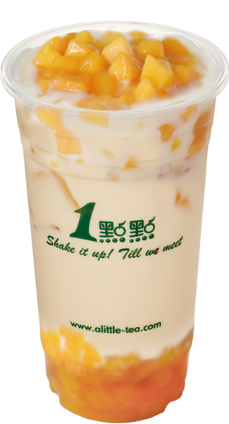 Mango Green Milk Tea