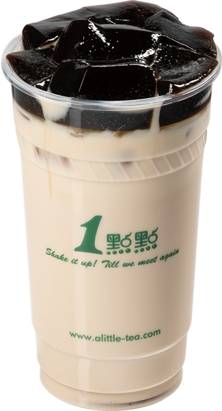 Black Milk Tea With Coffee Jelly